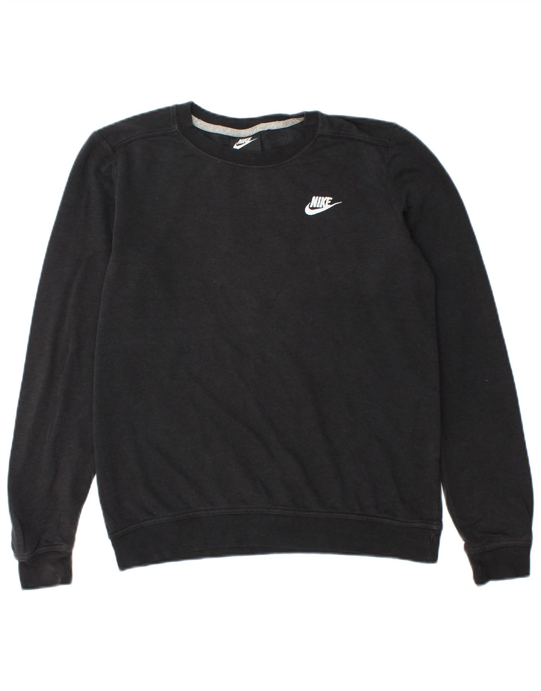 Nike Mens Sweatshirt Jumper Small Black Cotton