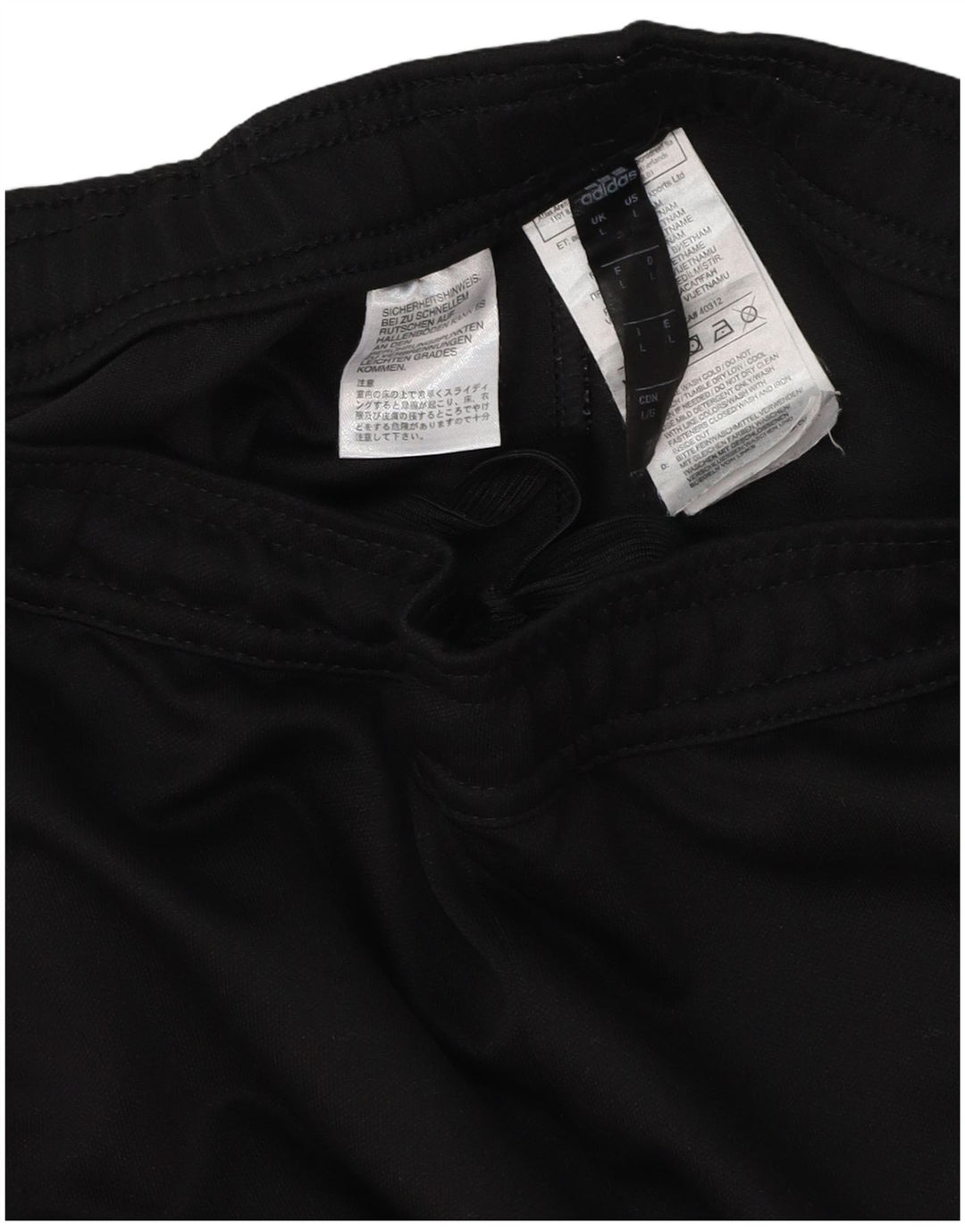 Adidas Træningsdragtsbukser til mænd Stor sort polyester