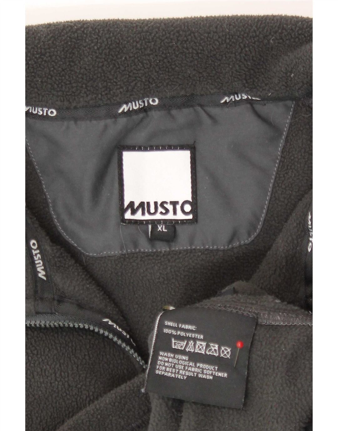 Musto Herre Liner Fleecejakke UK 42 XL Grå Polyester