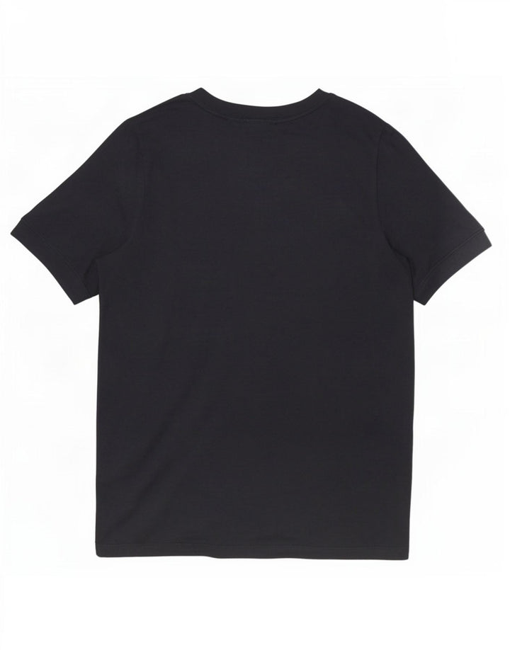 Nike Womens Graphic T-Shirt Top UK 14 Medium Black Polyester
