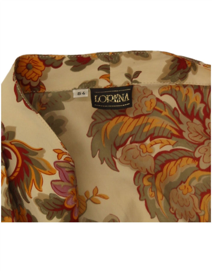 Lorena Camicia Camicetta Donna IT 54 2XL Beige Paisley