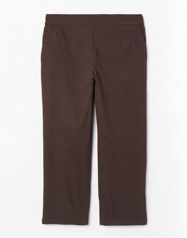 Marks & Spencer Pantalon décontracté droit pour femme W30 L29 Gris