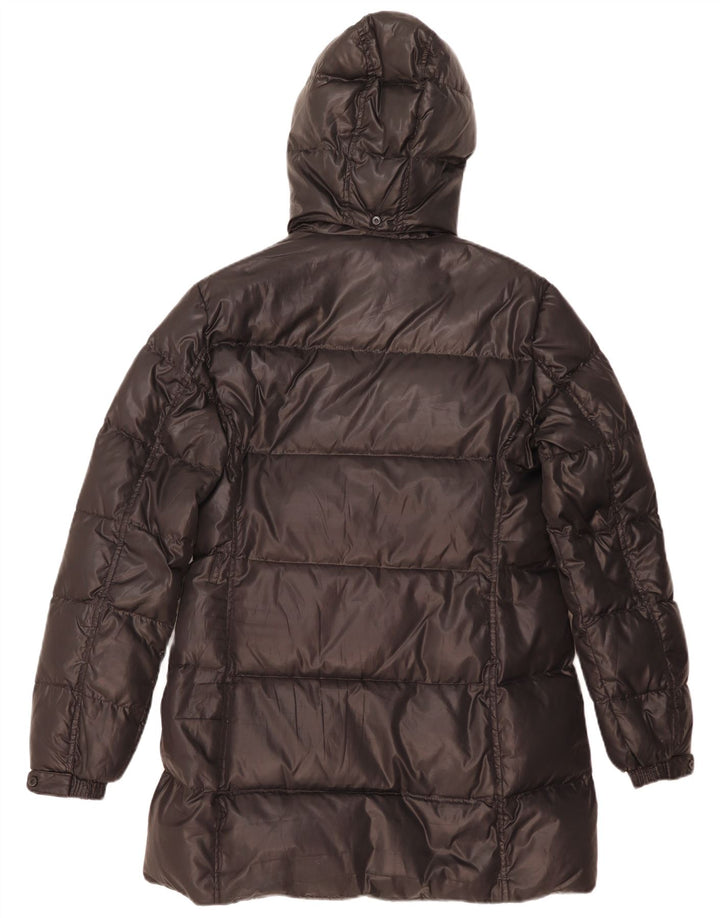 Champion Womens Hooded Padded Coat UK 18 XL Black Polyester