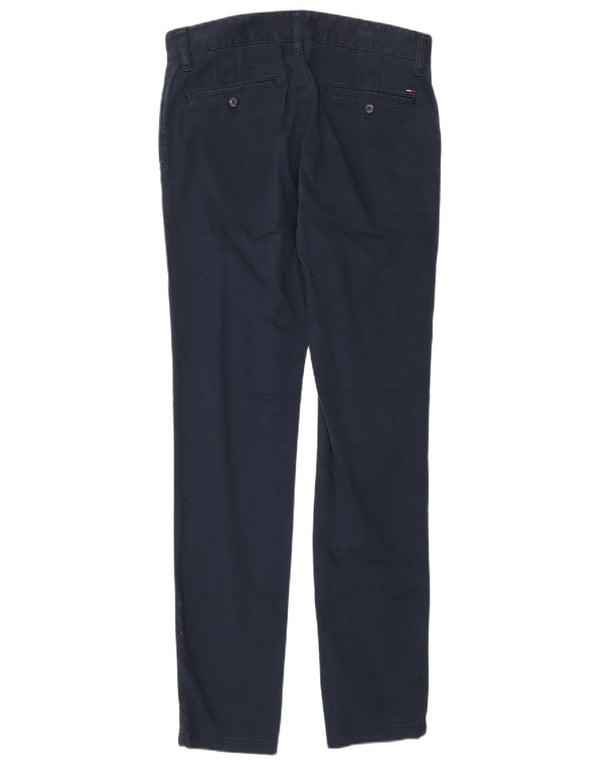 Pantaloni chino slim pentru bărbați Tommy Hilfiger L29 L34 Bumbac bleumarin