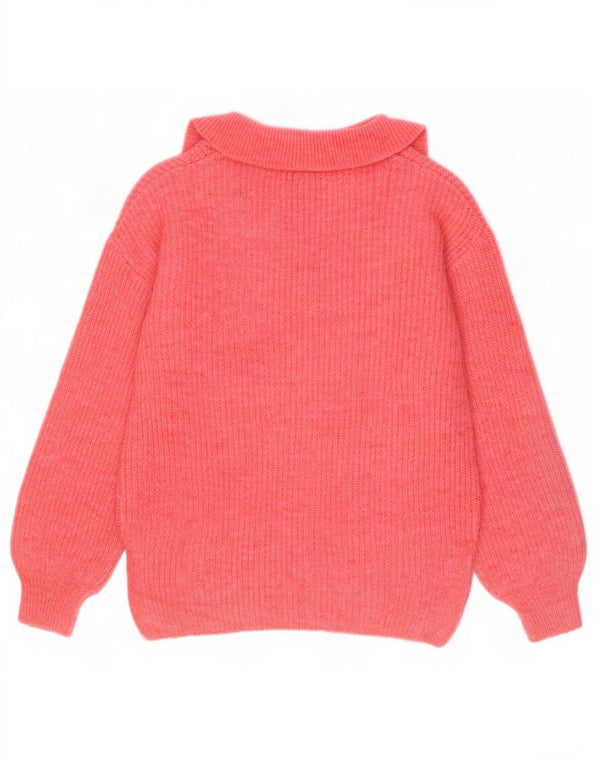 Marks & Spencer Pulover cu gât polo pentru femei UK 6 XS roz