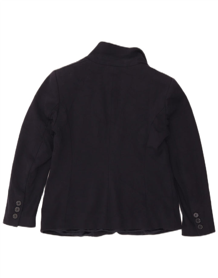 Marks & Spencer Dame 1-knaps blazerjakke UK 12 Medium Navy Blue