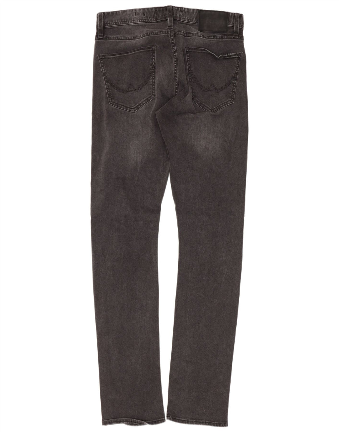 Superdry Mens Slim Jeans W29 L32 Grey Cotton