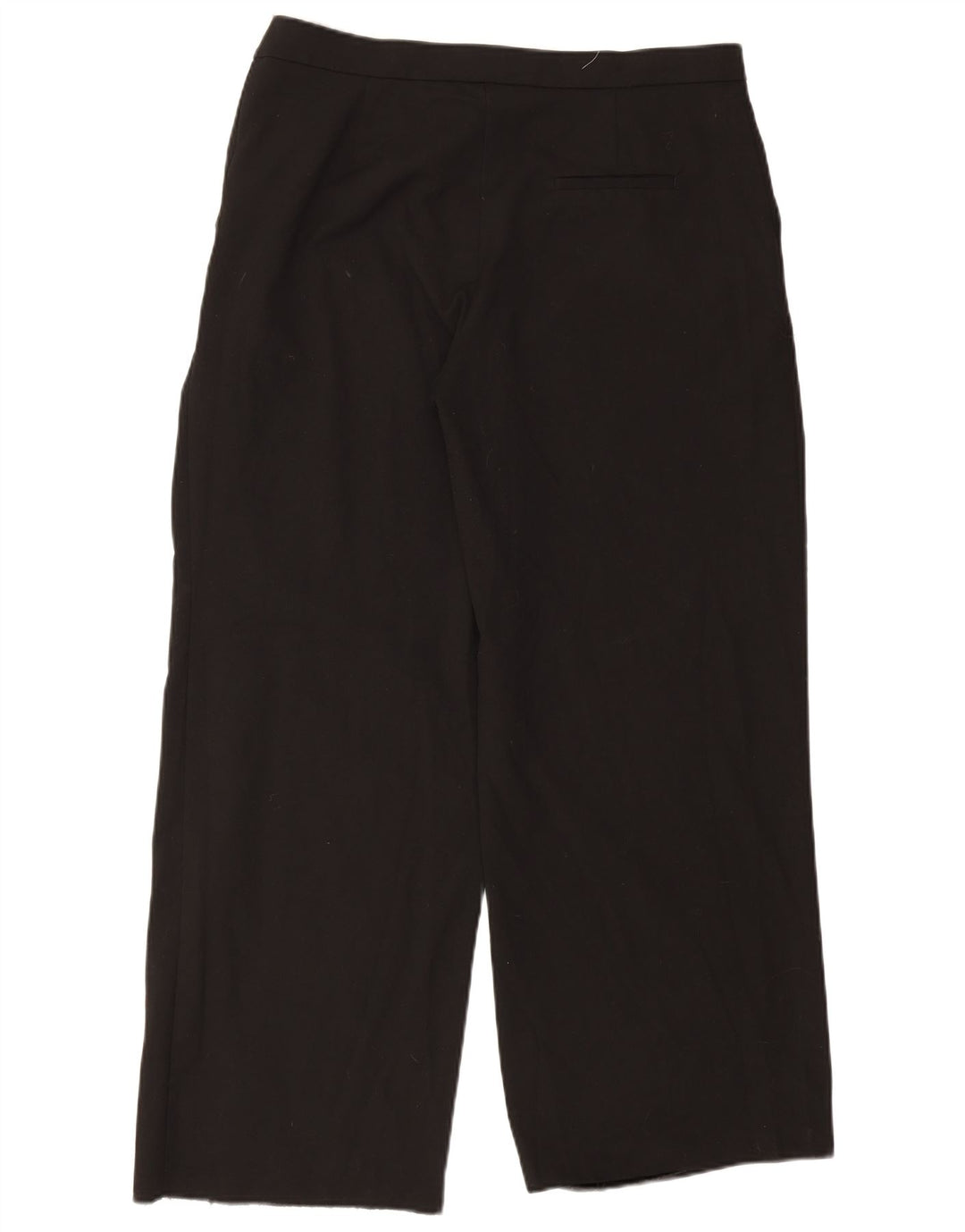 Zara Womens Straight Chino Trousers XL W32 L32 Black Polyester