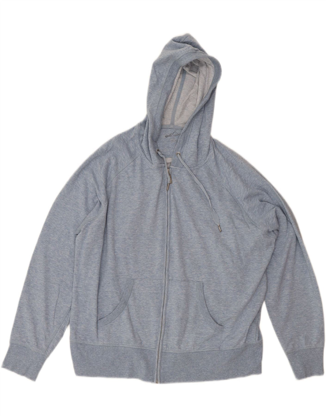 EDDIE BAUER Womens Zip Hoodie Sweater UK 18 XL Blue Cotton Vintage Eddie Bauer and Second-Hand Eddie Bauer from Messina Hembry 