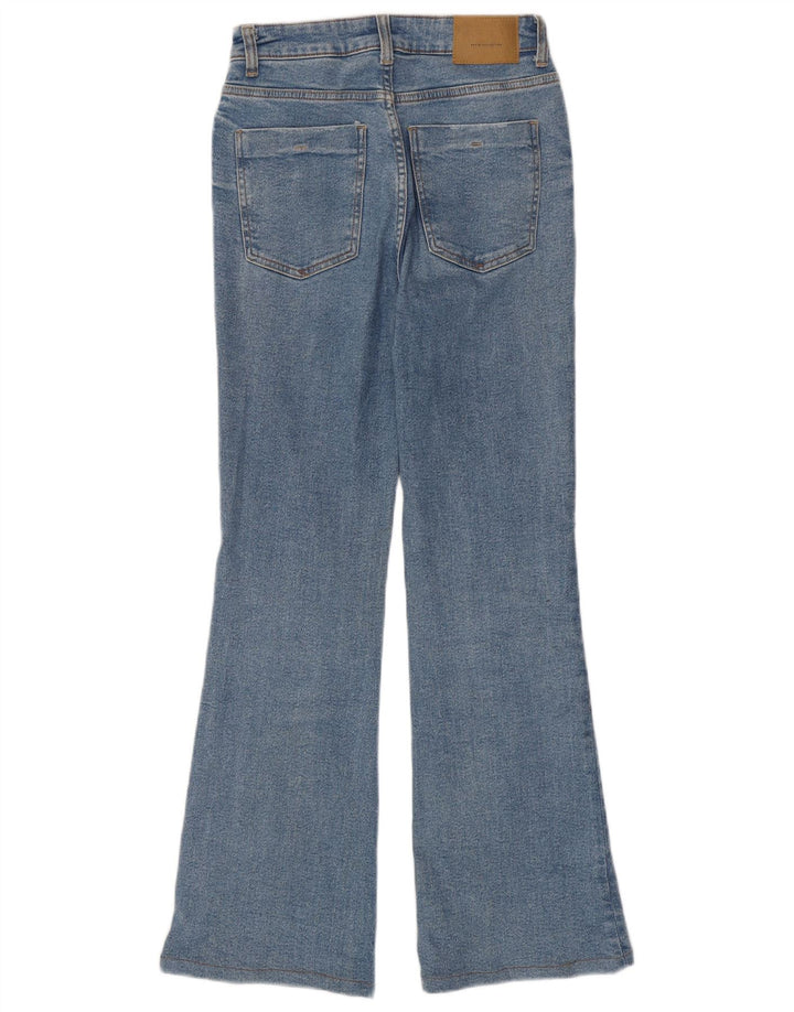 Zara Womens Flared Jeans EU 36 XS W26 L30 Blue
