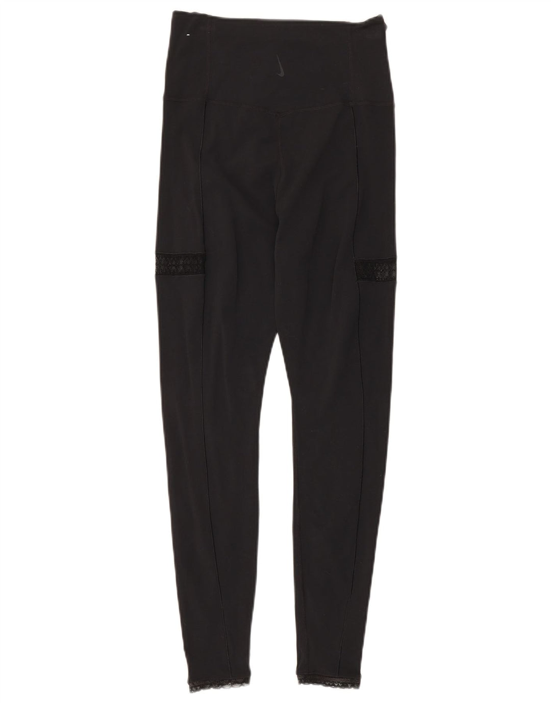 Nike Womens Dri Fit Leggings UK 14 Medium Black Nylon