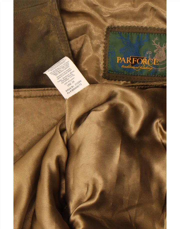 Gilet in pelle da uomo Parforce in pelle kaki media