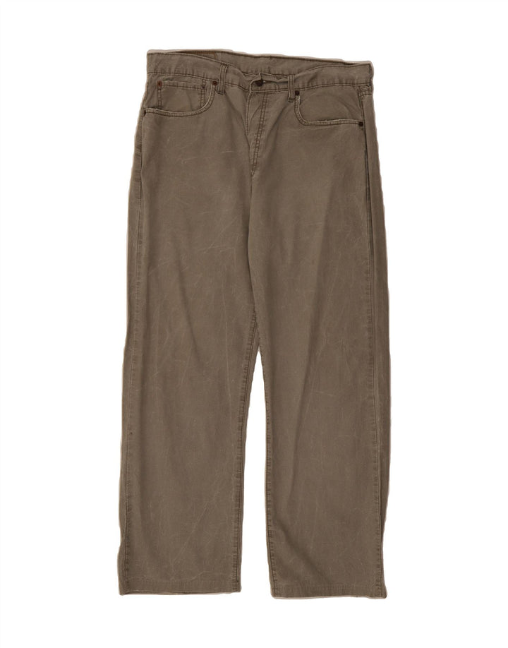LEVI'S Mens 401 Straight Casual Trousers W36 L28 Grey Vintage Levi's and Second-Hand Levi's from Messina Hembry 
