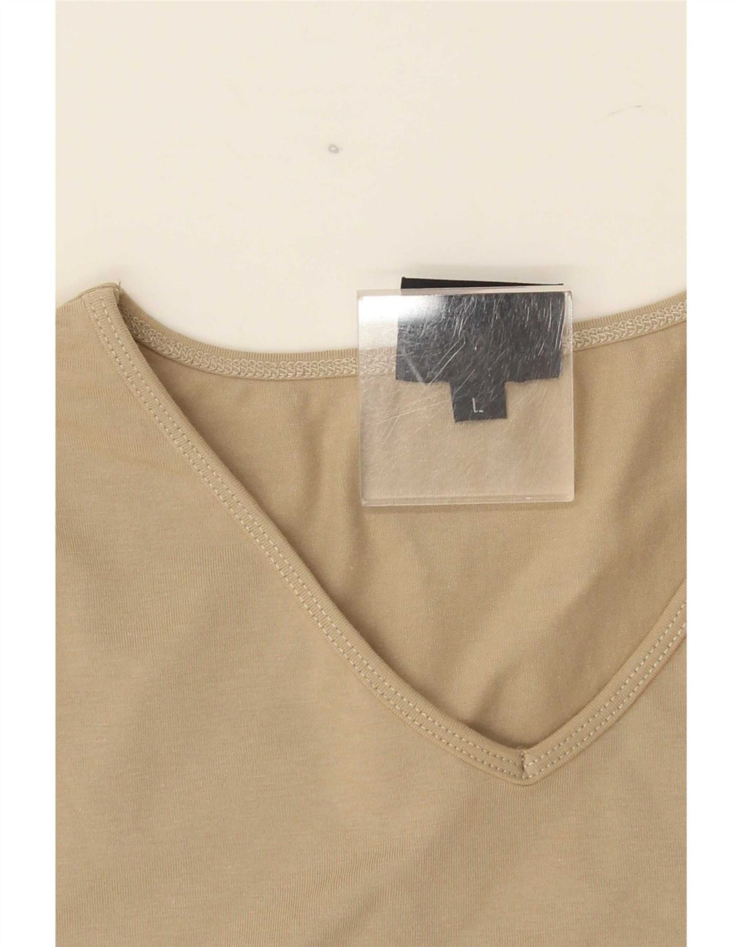 Trussardi Womens T-Shirt Top UK 14 Large Beige