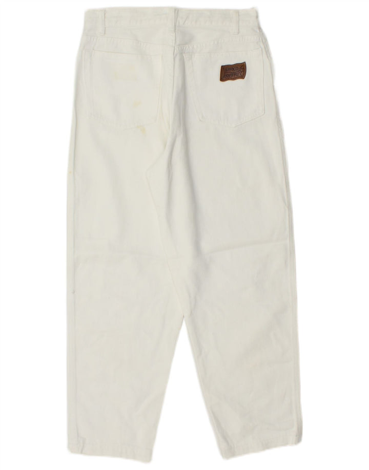 Calça feminina ENRICO COVERI W26 L23 algodão branco
