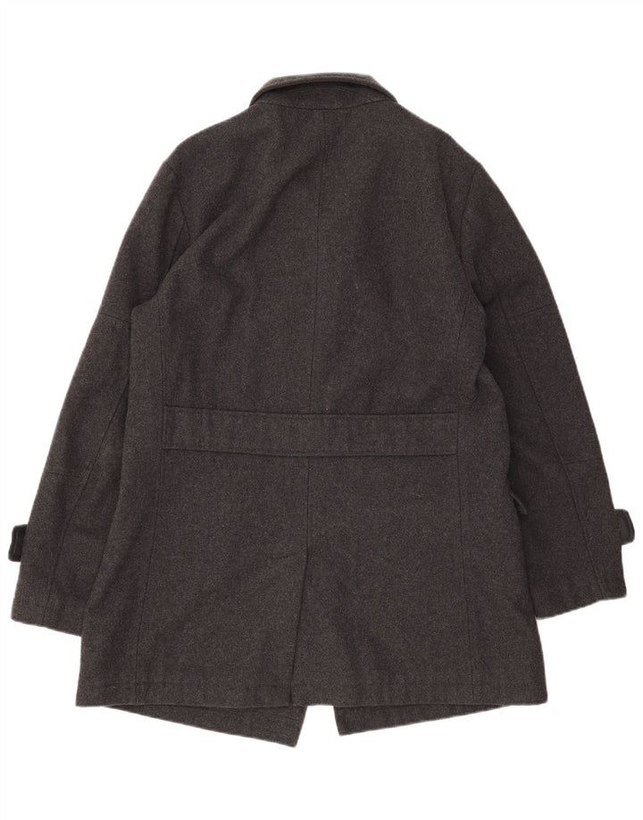 French Connection Ανδρικό παλτό μπιζελιού UK 38 Medium Grey