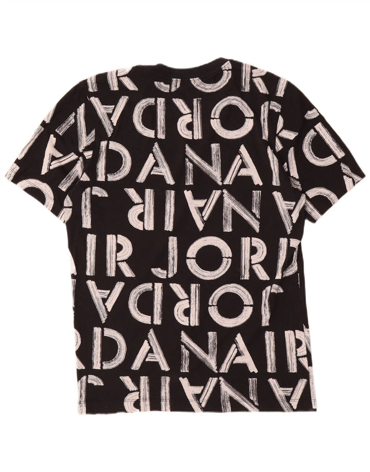 Jordan Mens Standard Fit Graphic T-Shirt Top Small Black