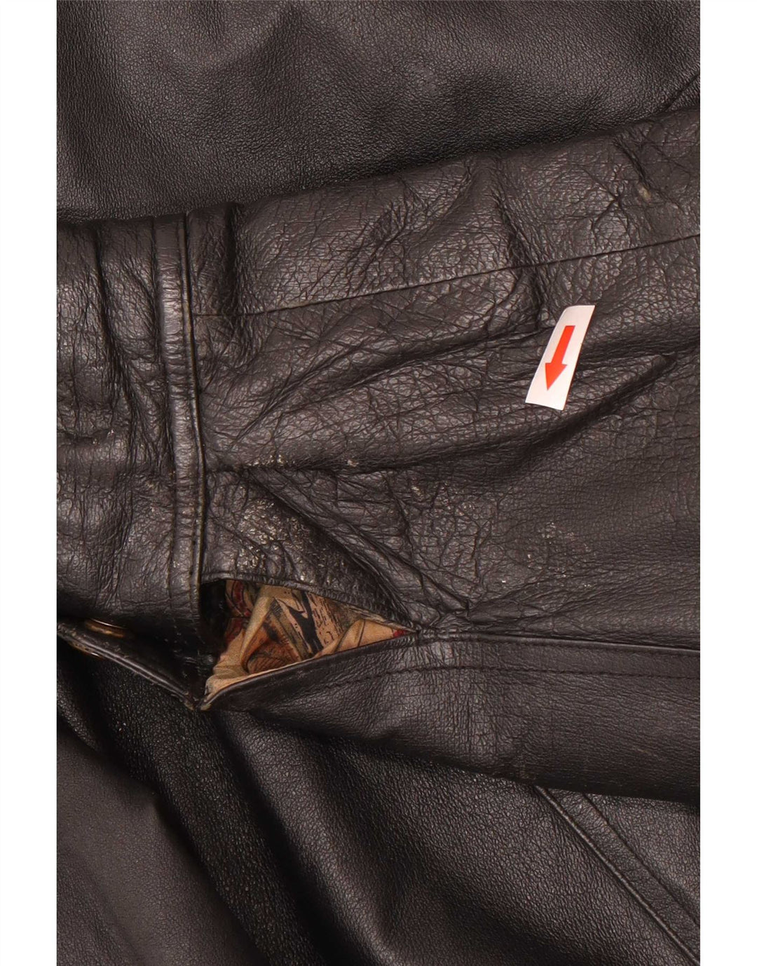 Jachetă Bomber din piele pentru bărbați C&A EU 48 Medium Black