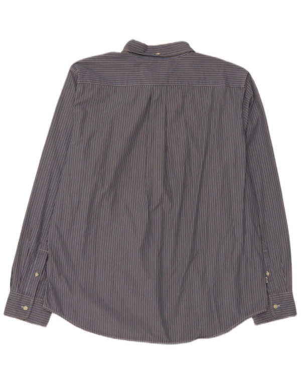 Levi's Mens Standard Fit Shirt XL Blue Striped Cotton