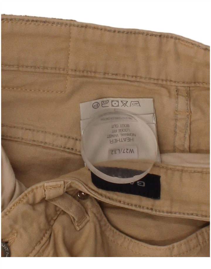 GANT Calça feminina reta casual W27 L32 algodão bege