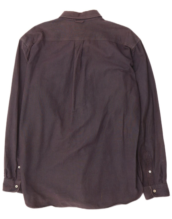 Camicia Barbour da uomo vestibilità regolare XL blu navy in cotone