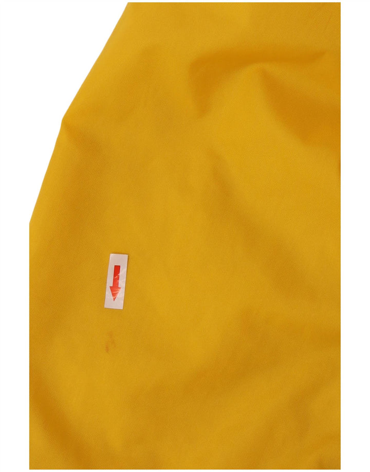Nike Mens Hooded Reversible Jacket UK 38 Medium Yellow Nylon