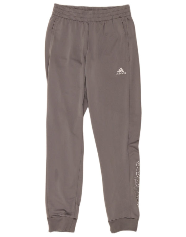 Adidas Pantalon de survêtement graphique pour homme Pantalon de jogging Petit Gris Polyester