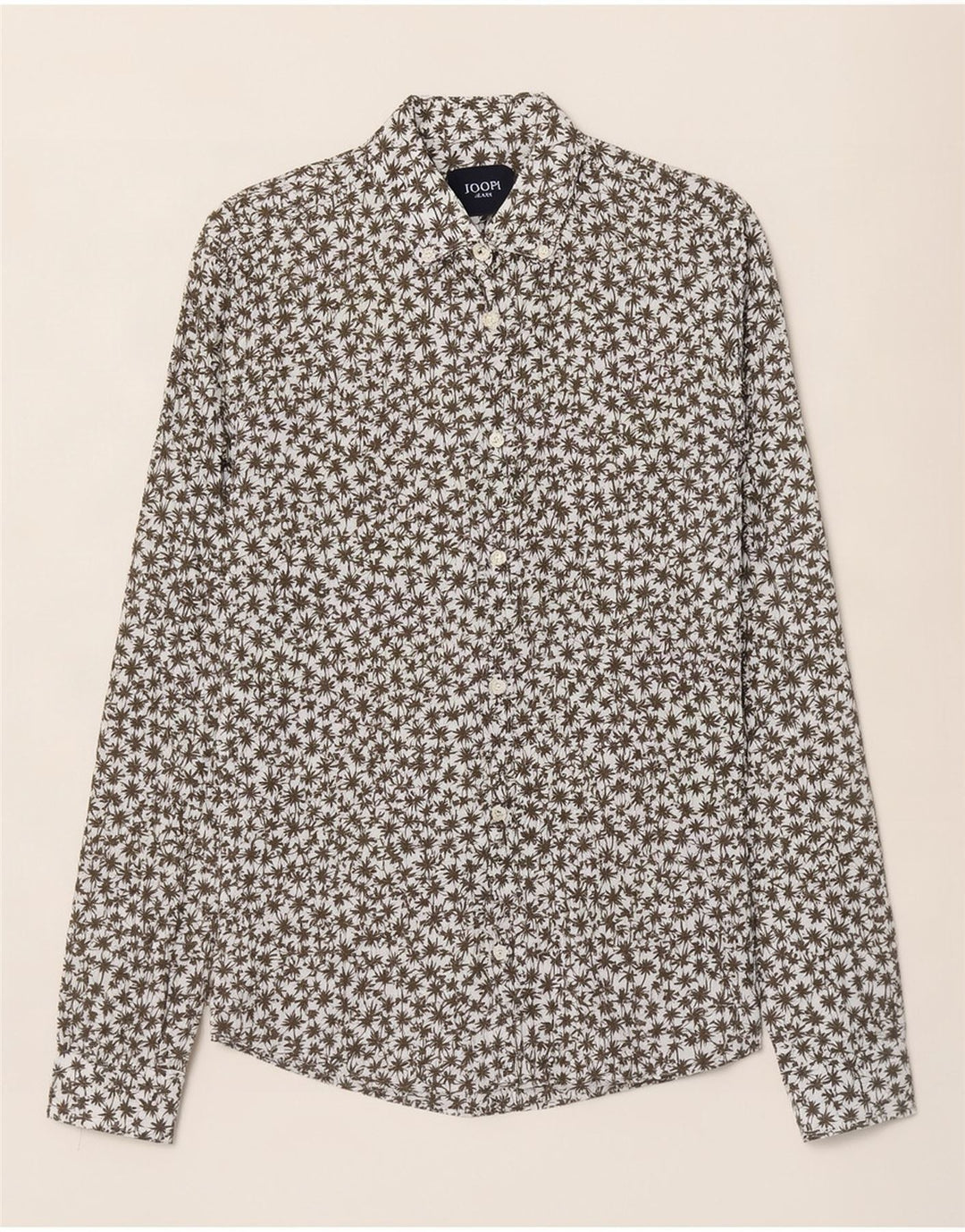 Camicia hawaiana da uomo Joop Lino floreale bianco medio