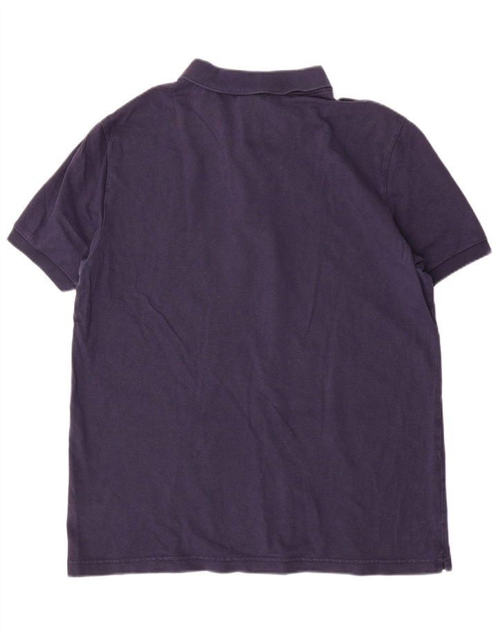 Lacoste Mens Polo Shirt 2XL Navy Blue Cotton