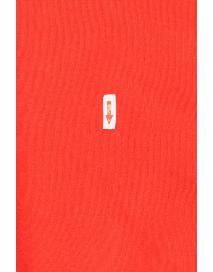 Felpa Nike da uomo vestibilità ampia, maglione rosso medio, cotone