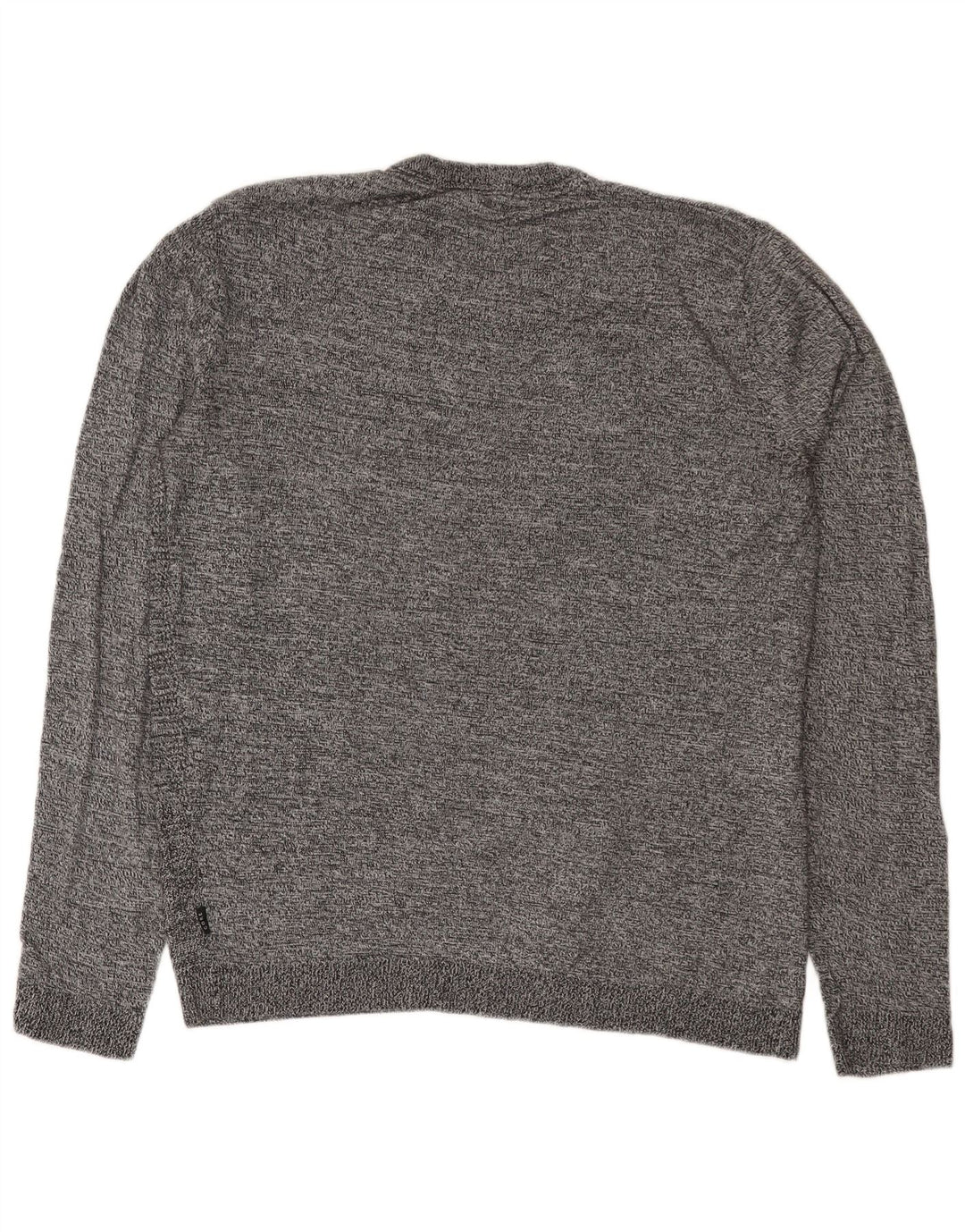 Jack & Jones Mens Crew Neck Jumper Sweater XL Grey Flecked