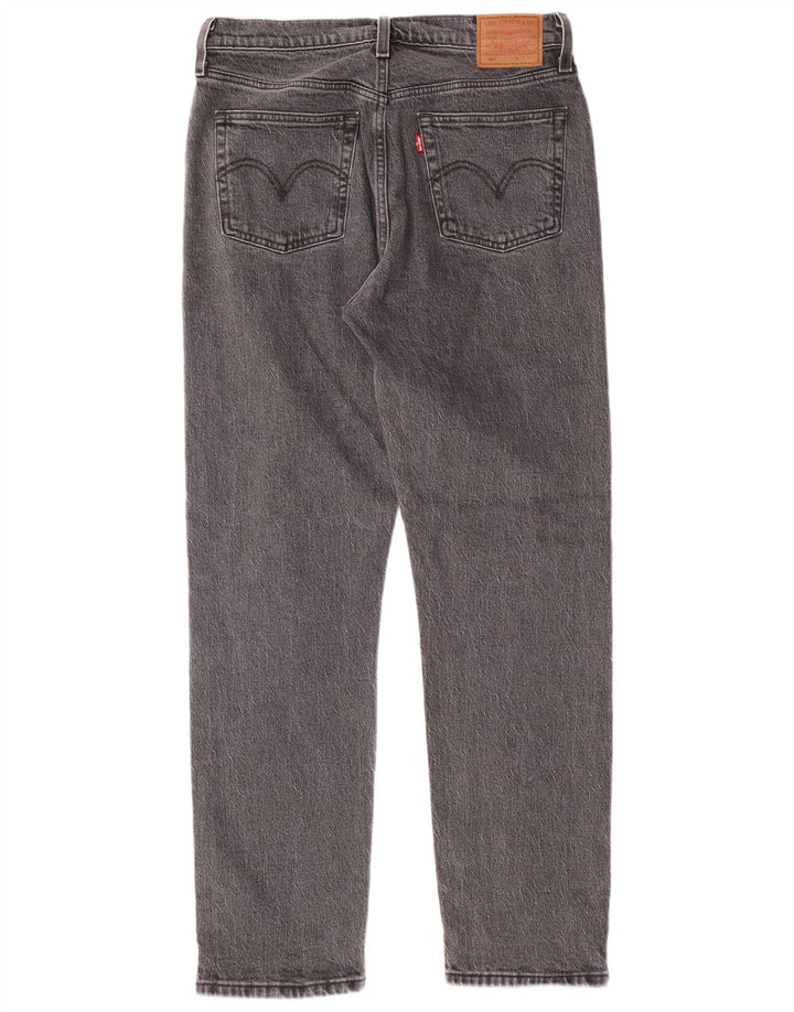 LEVI'S Mens 501 Straight Jeans W29 L30  Grey Cotton