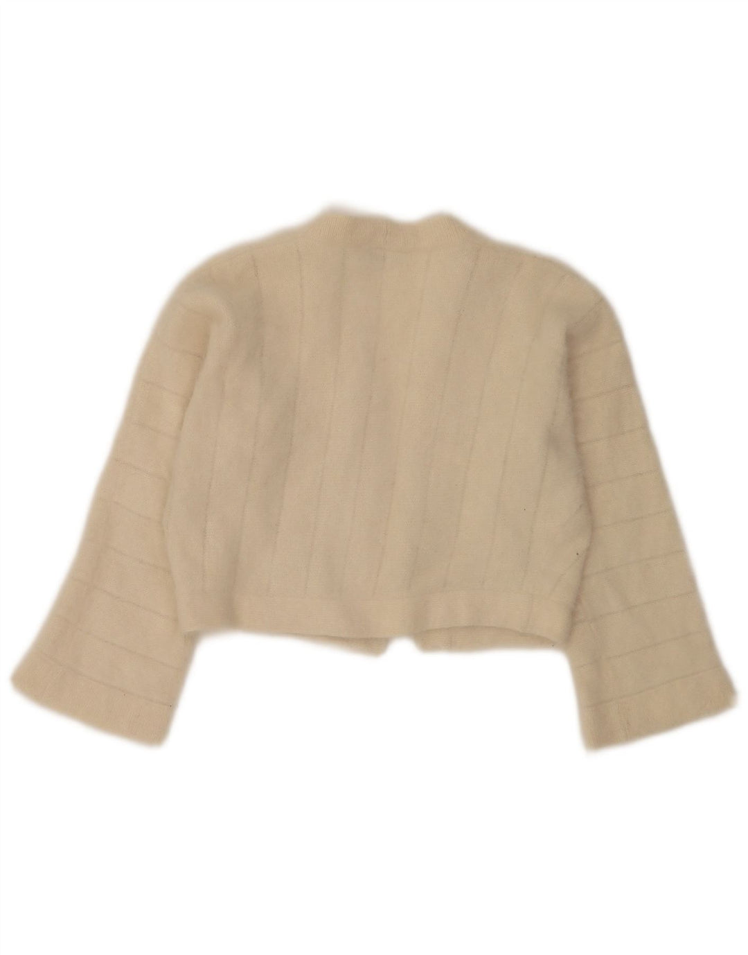 Luisa Spagnoli Womens Open Bolero Jumper UK 14 Medium Beige