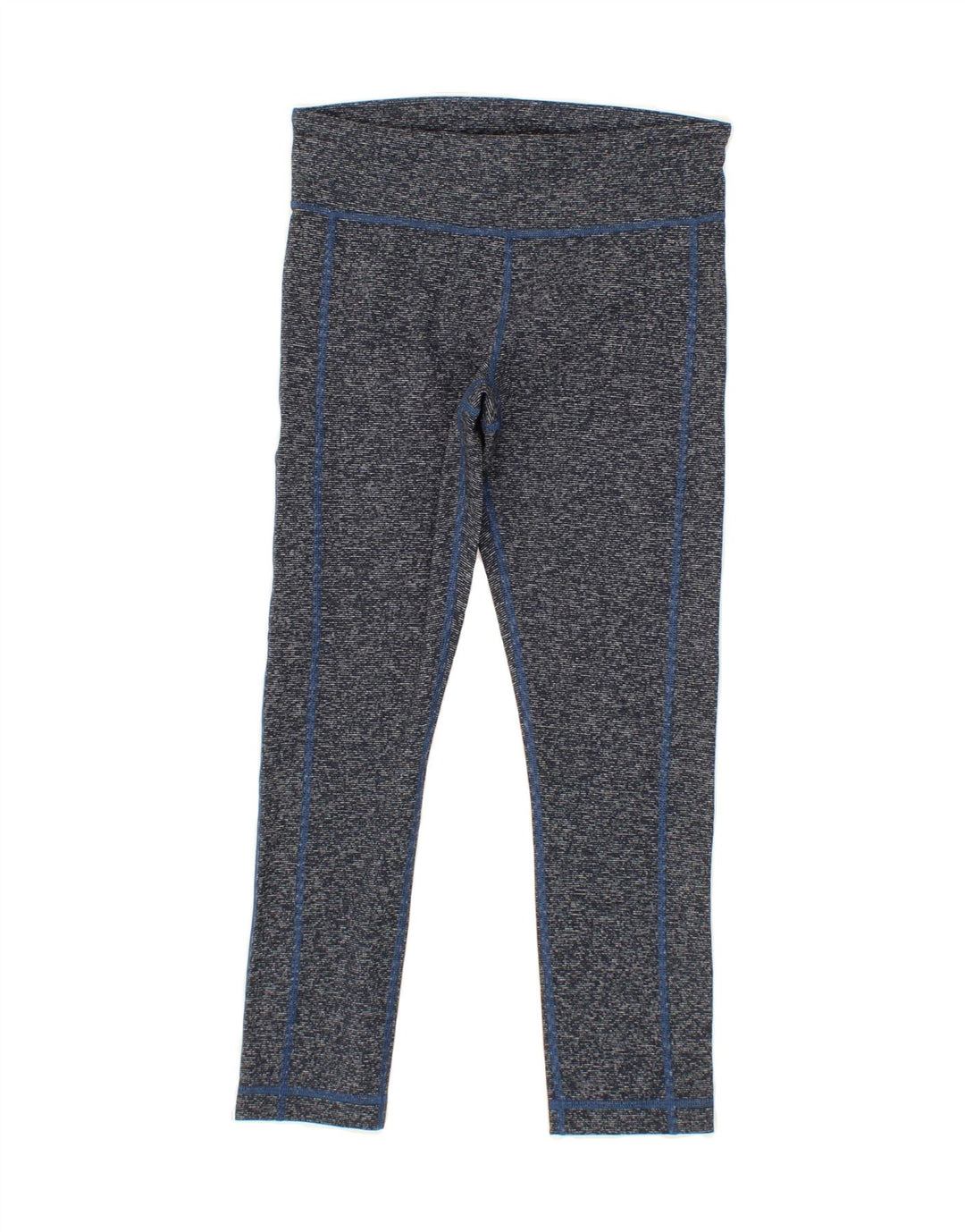 UNDER ARMOUR Womens Leggings UK 4 XS  Navy Blue Flecked Polyester Vintage Under Armour and Second-Hand Under Armour from Messina Hembry 