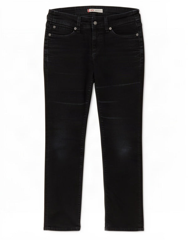 Jeans dritti 470 da donna Levi's W28 L28 cotone blu navy