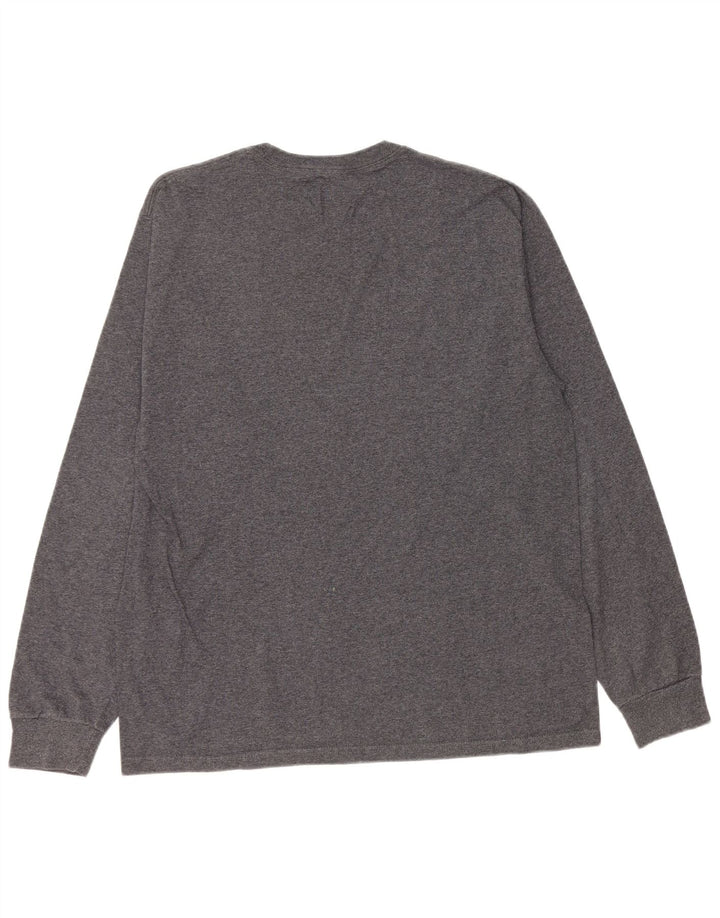 Russell Athletic Mens Top Long Sleeve Medium Grey