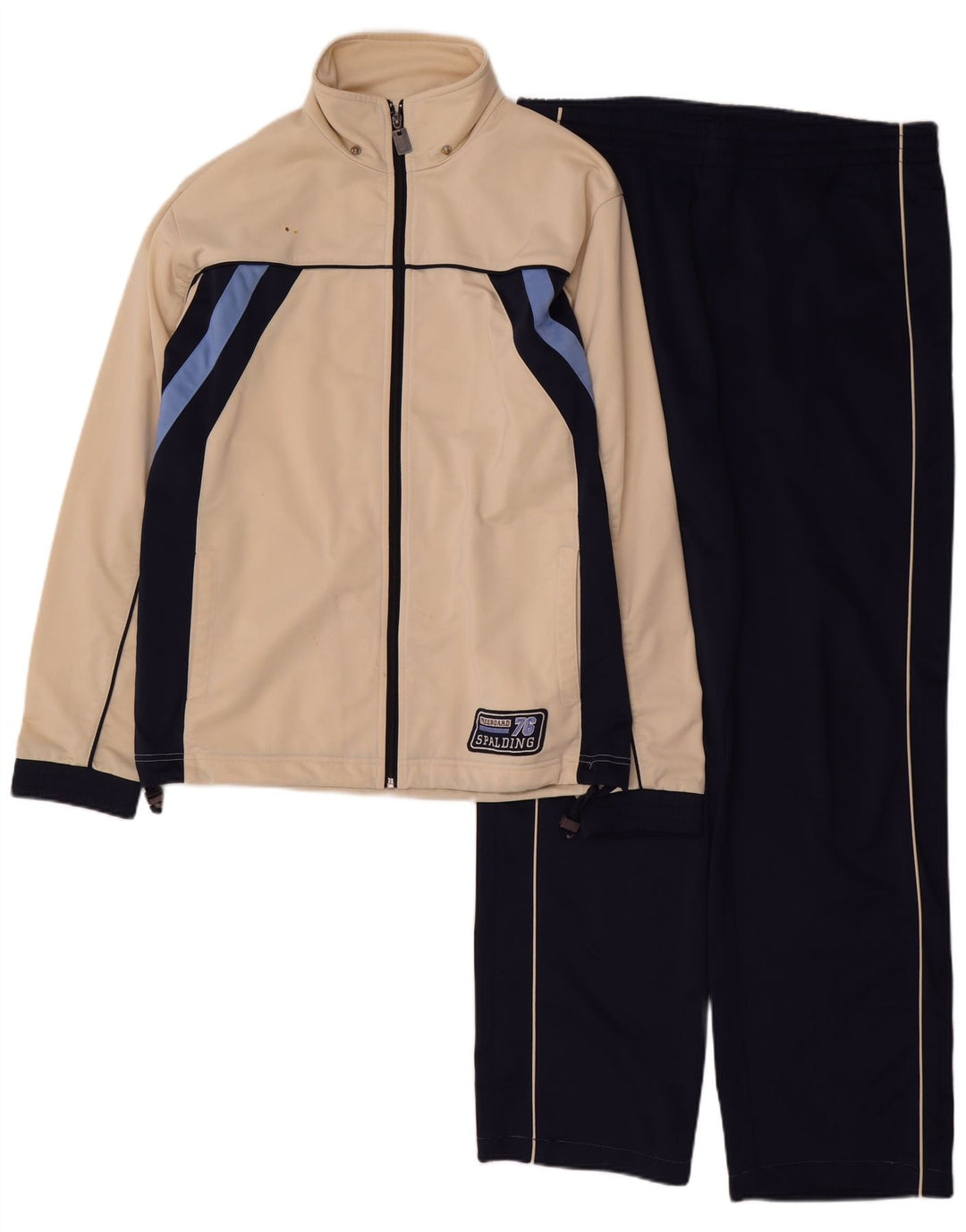 Tuta intera da uomo Spalding Large Beige Colourblock Poliestere
