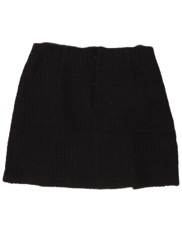 Minigonna da donna Marks & Spencer UK 14 media W32 acrilico nero