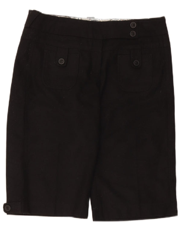 Ted Baker Womens Casual Shorts Size 3 Medium W34 Black Polyester
