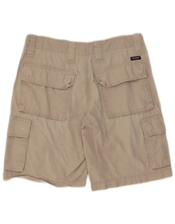 Dockers Mens Comfort Fit teherhordó rövidnadrág W31 közepes bézs pamut