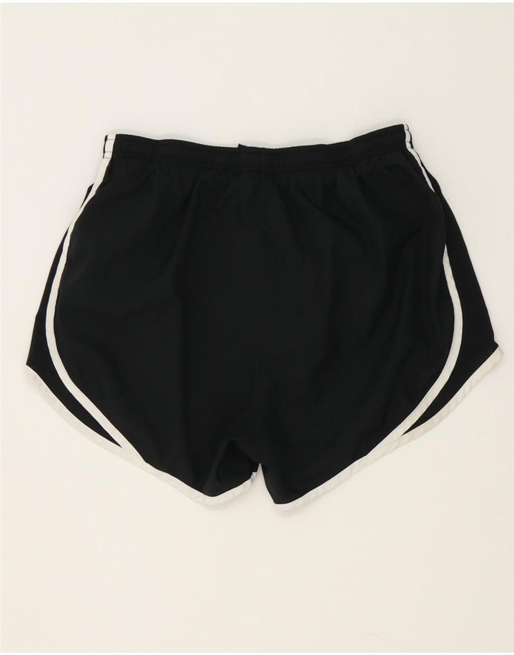 Nike Womens Dri Fit Sport Shorts UK 8 Small Black Polyester