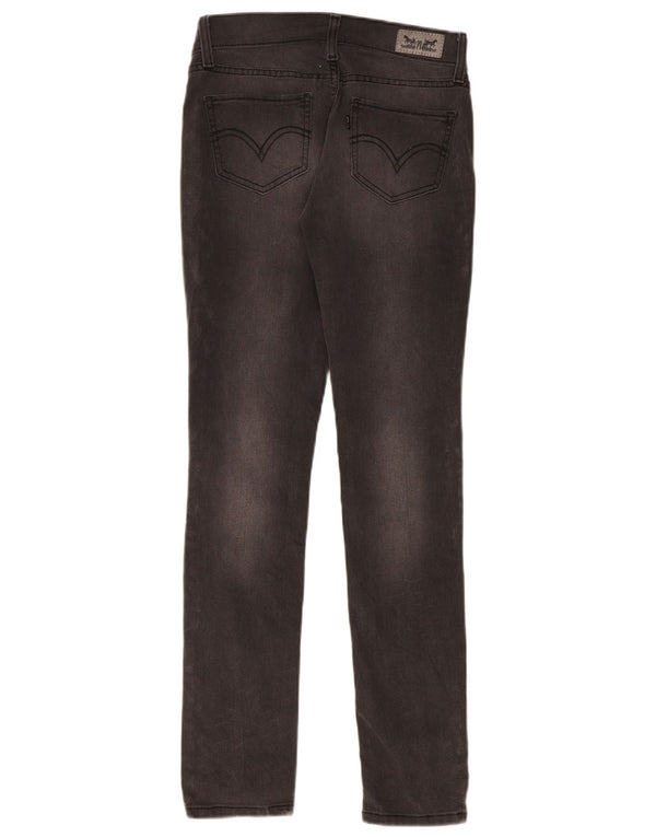 Damskie jeansy Levi's 524 Super Low Skinny W29 L32 Szara bawełna