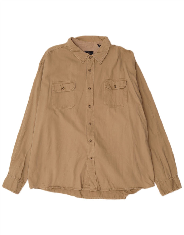 Wrangler herreskjorte 3XL beige bomuld