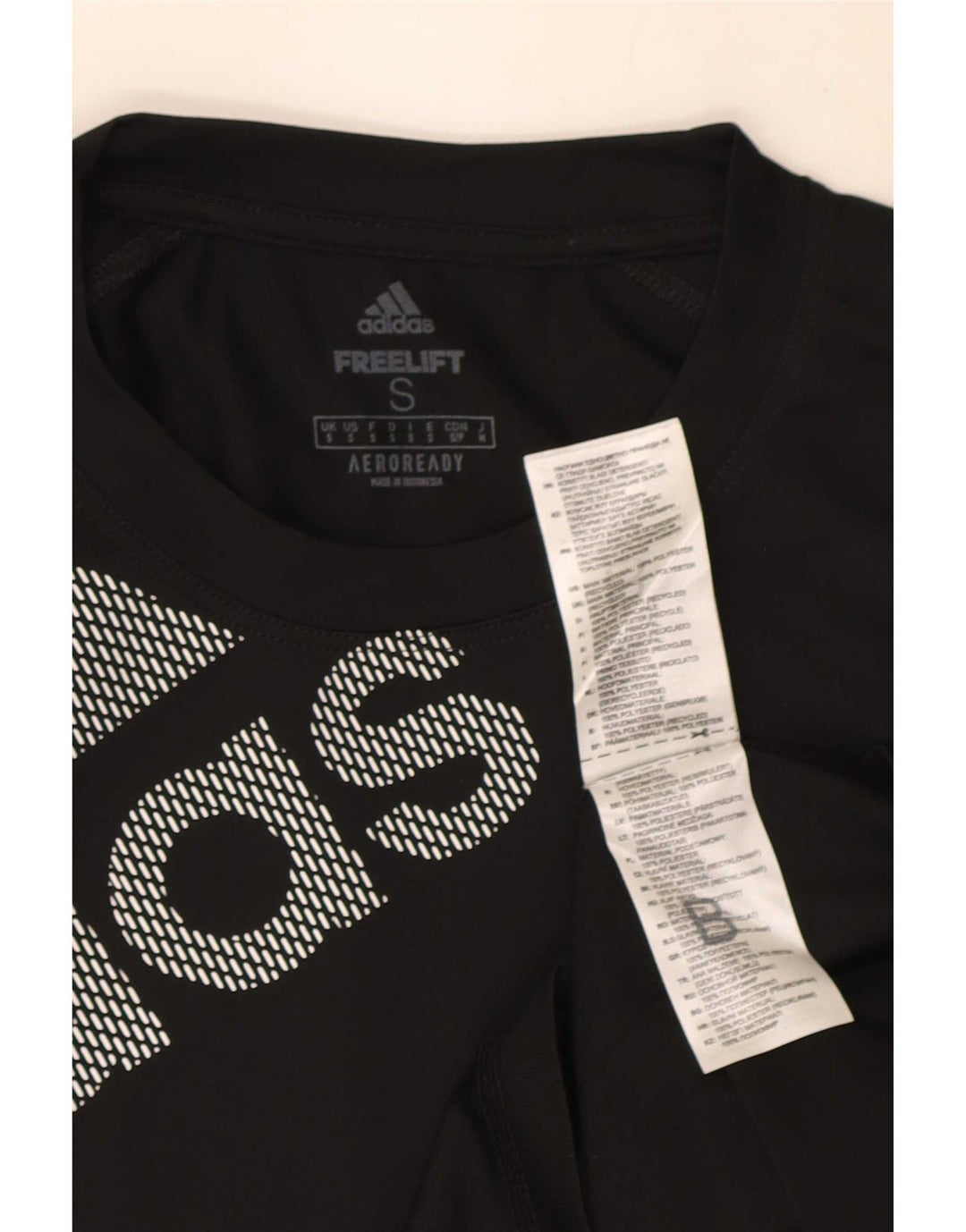Adidas Mens Aeroready Graphic T-Shirt Top Small Black Polyester
