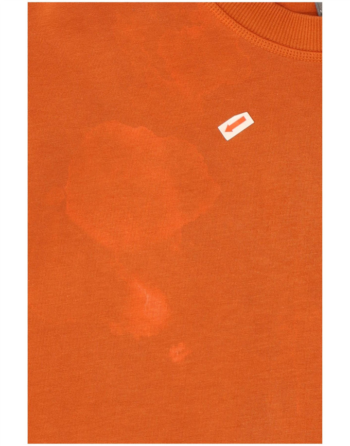 Adidas Mens Loose Fit T-Shirt Top Small Orange