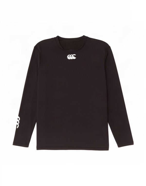 Canterbury Mens Graphic Top Long Sleeve Small Black Nylon
