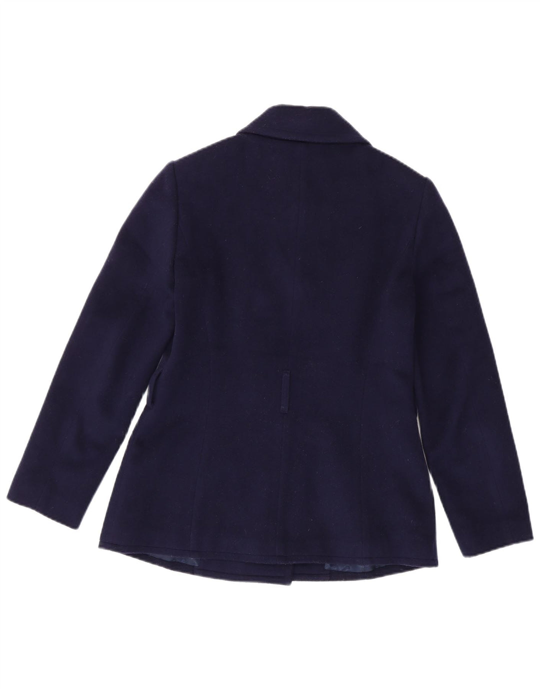 Brooks Brothers Womens Pea Coat US 2 XS Navy Blue Wool