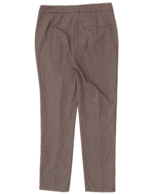 Zara Slim Chino Bukser Medium W28 L27 Grå Houndstooth Polyester