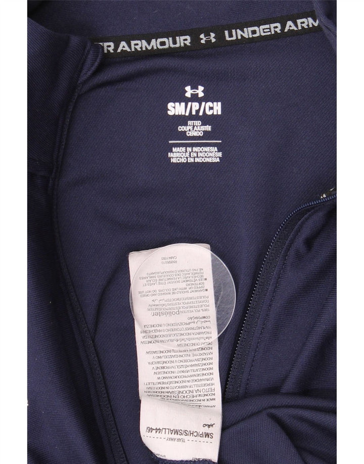 UNDER ARMOUR Męska kurtka dresowa, mała, granatowa, poliester