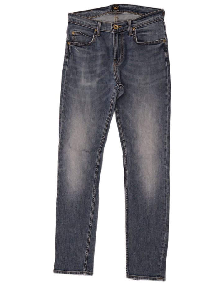 Lee Mens Rider Slim Jeans W29 L32 Blue Cotton